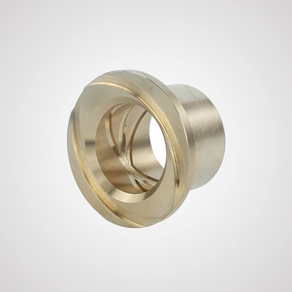 Flanged Bronze Bushing Solid Bronze Plain Bearing with Collar Brass Copper Alloy Bronze Bush Bearing - Image 3